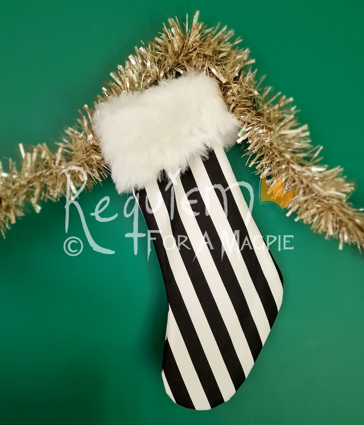 Striped Christmas Stocking