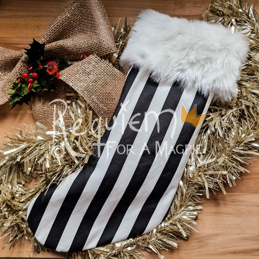 Striped Christmas Stocking