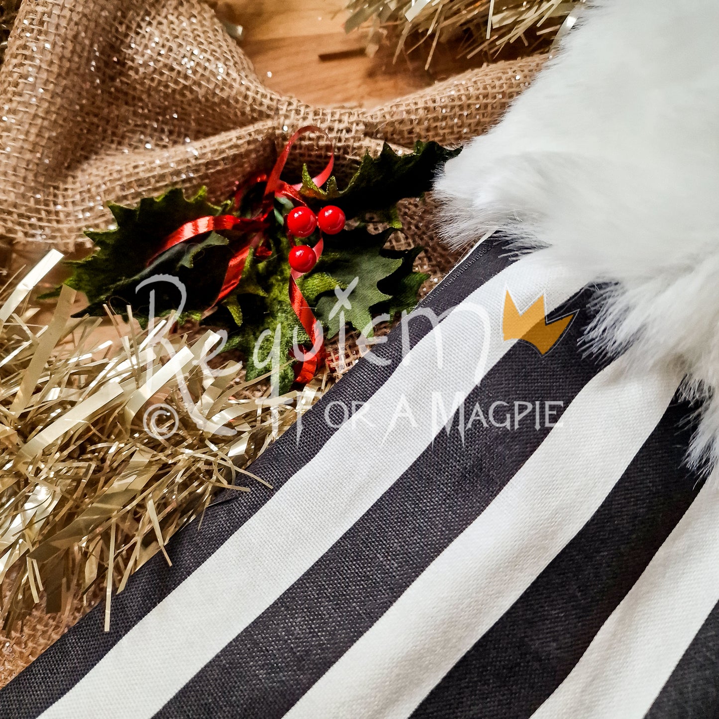 Striped Christmas Stocking