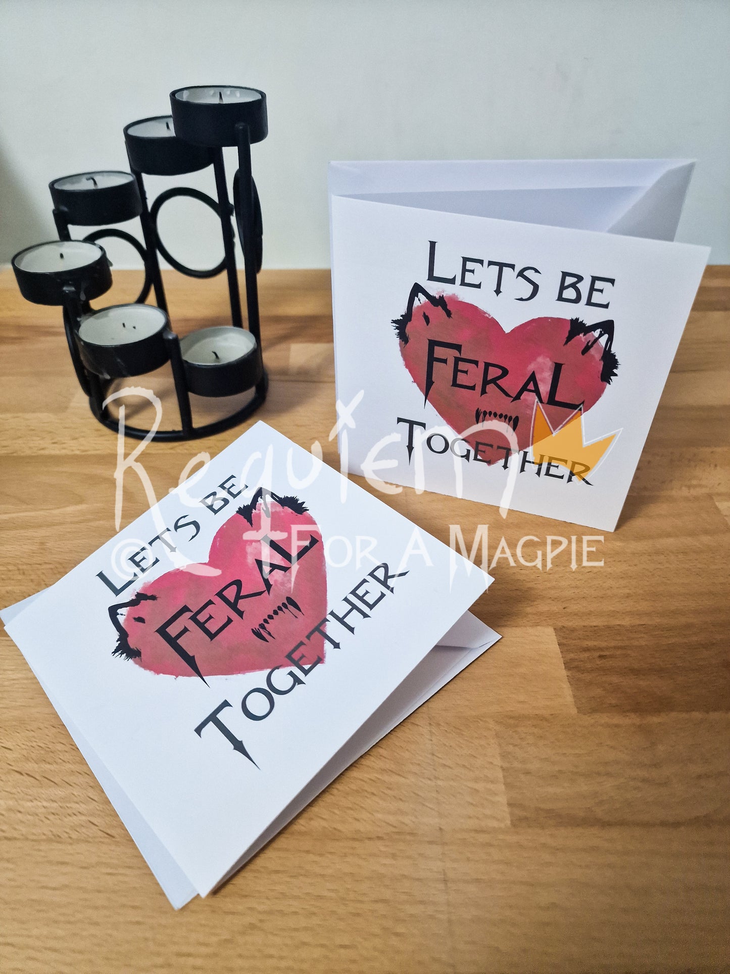 Feral Valentine's Day Card