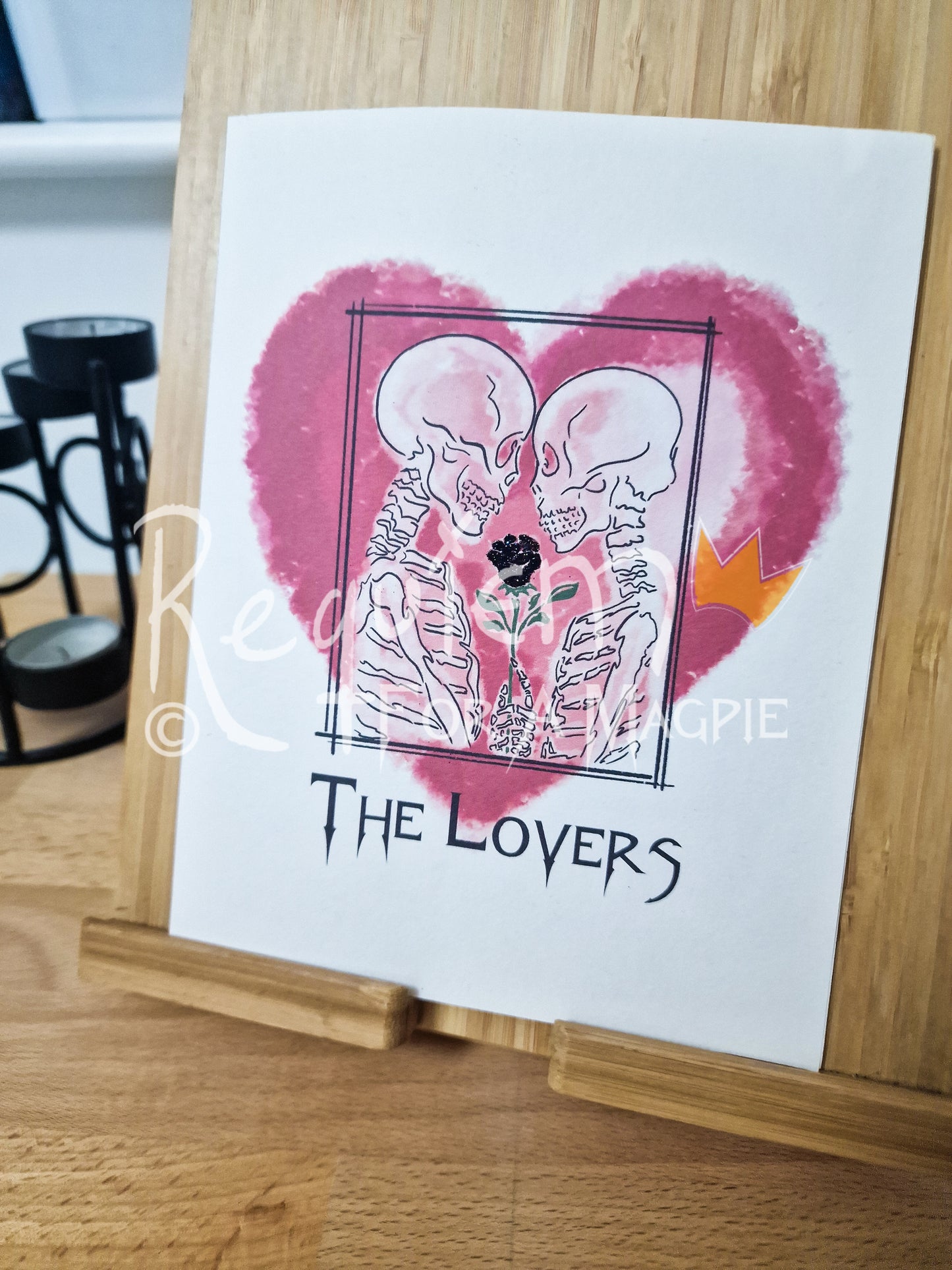 The Lovers Tarot Inspired Valentine's Day Card