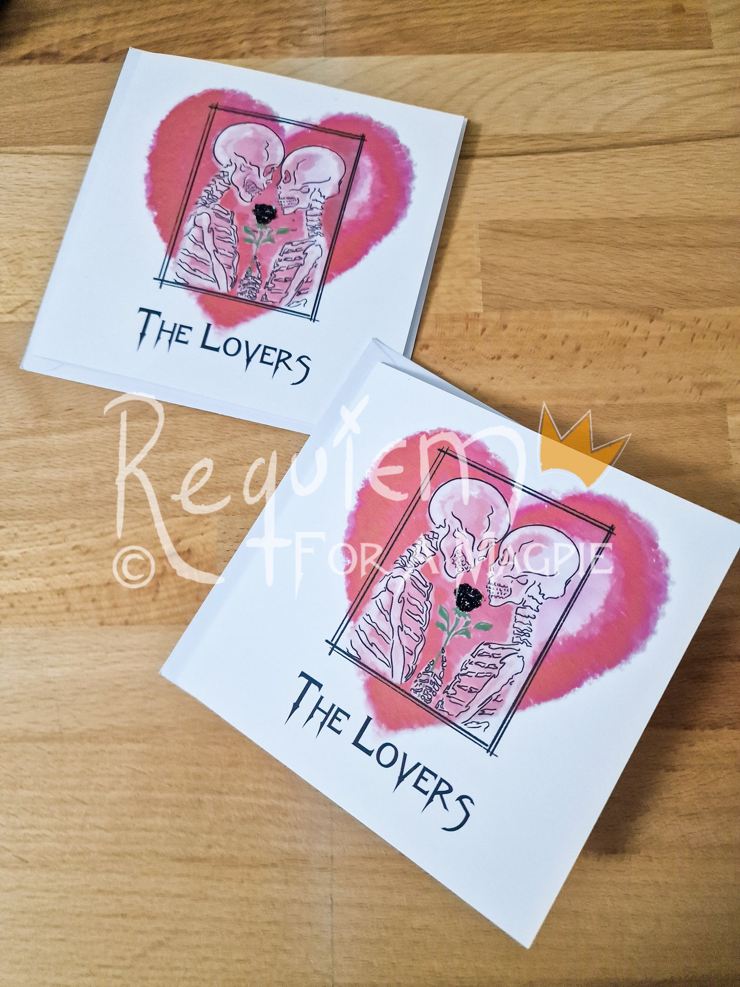 The Lovers Tarot Inspired Valentine's Day Card