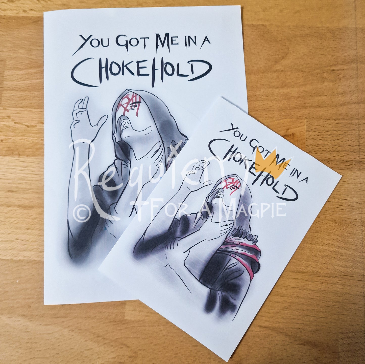 'Chokehold' Valentine's Day Card