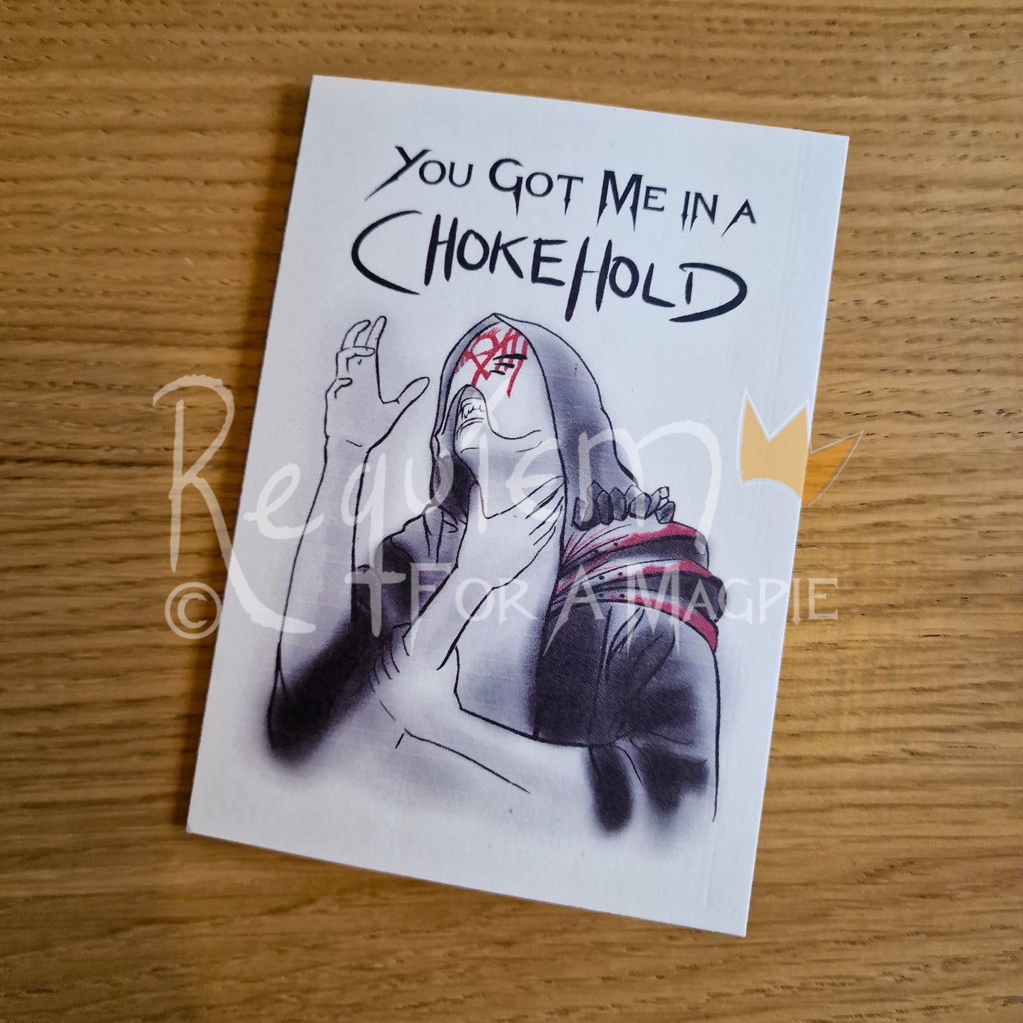 'Chokehold' Valentine's Day Card