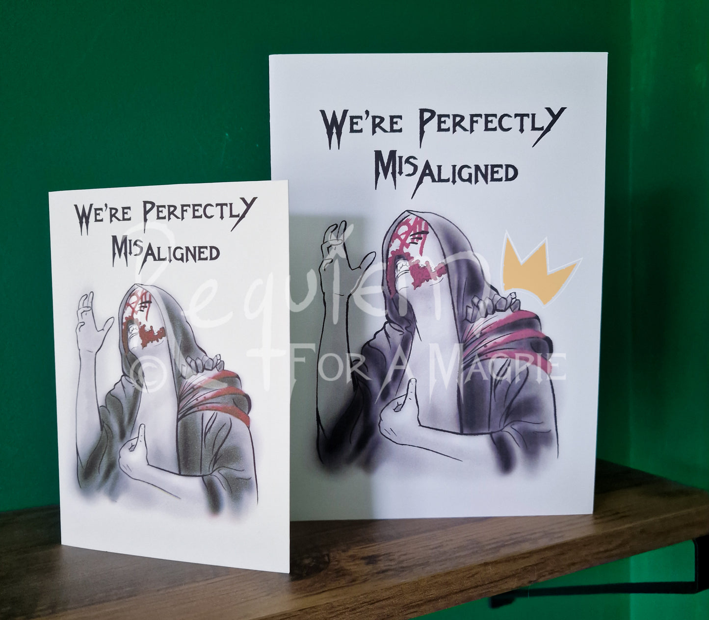 Perfectly Misaligned Valentine's Day Card