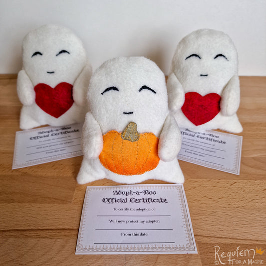 Adopt-a-Boo - Adoptable Ghost Plushie