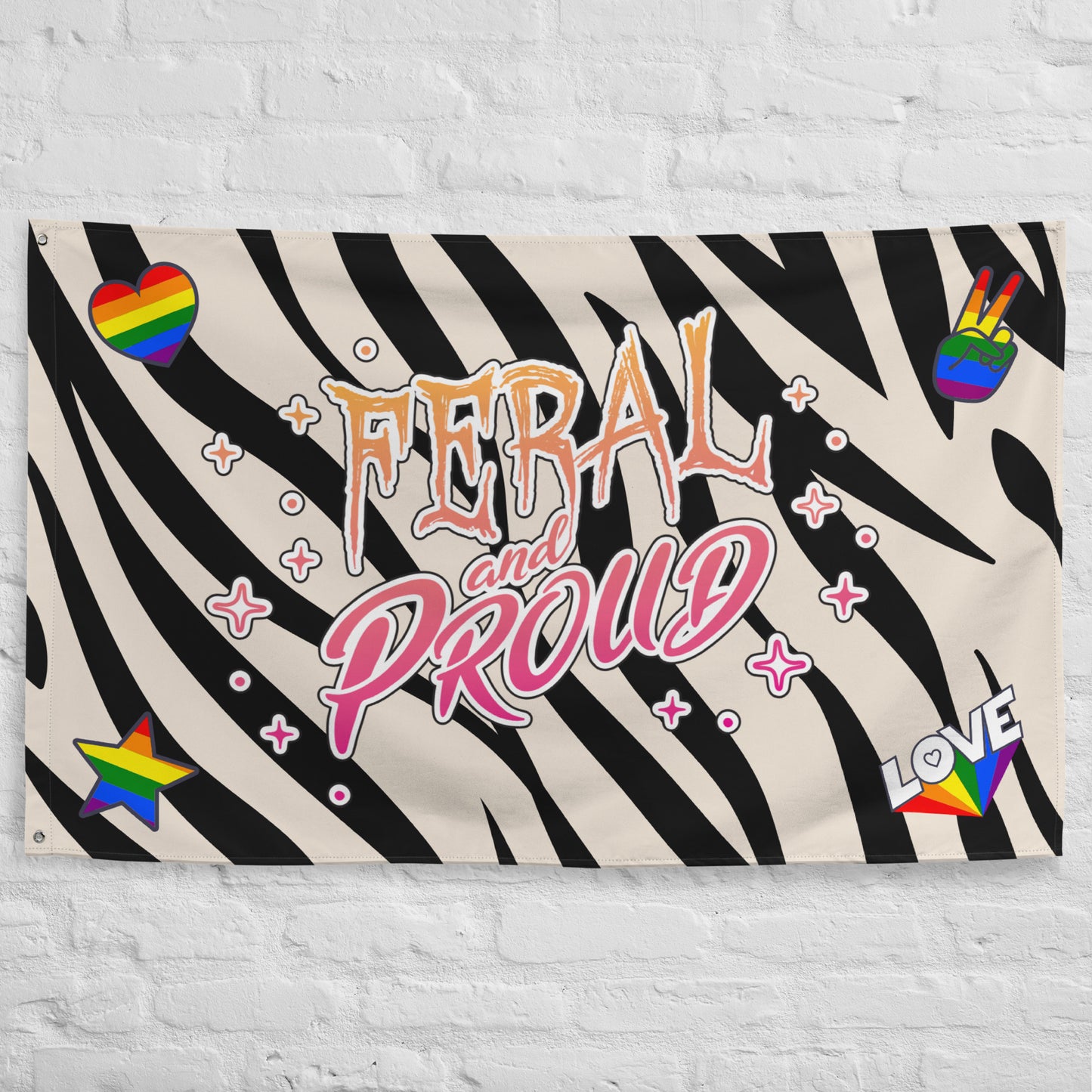 Feral and Proud Flag 🌈