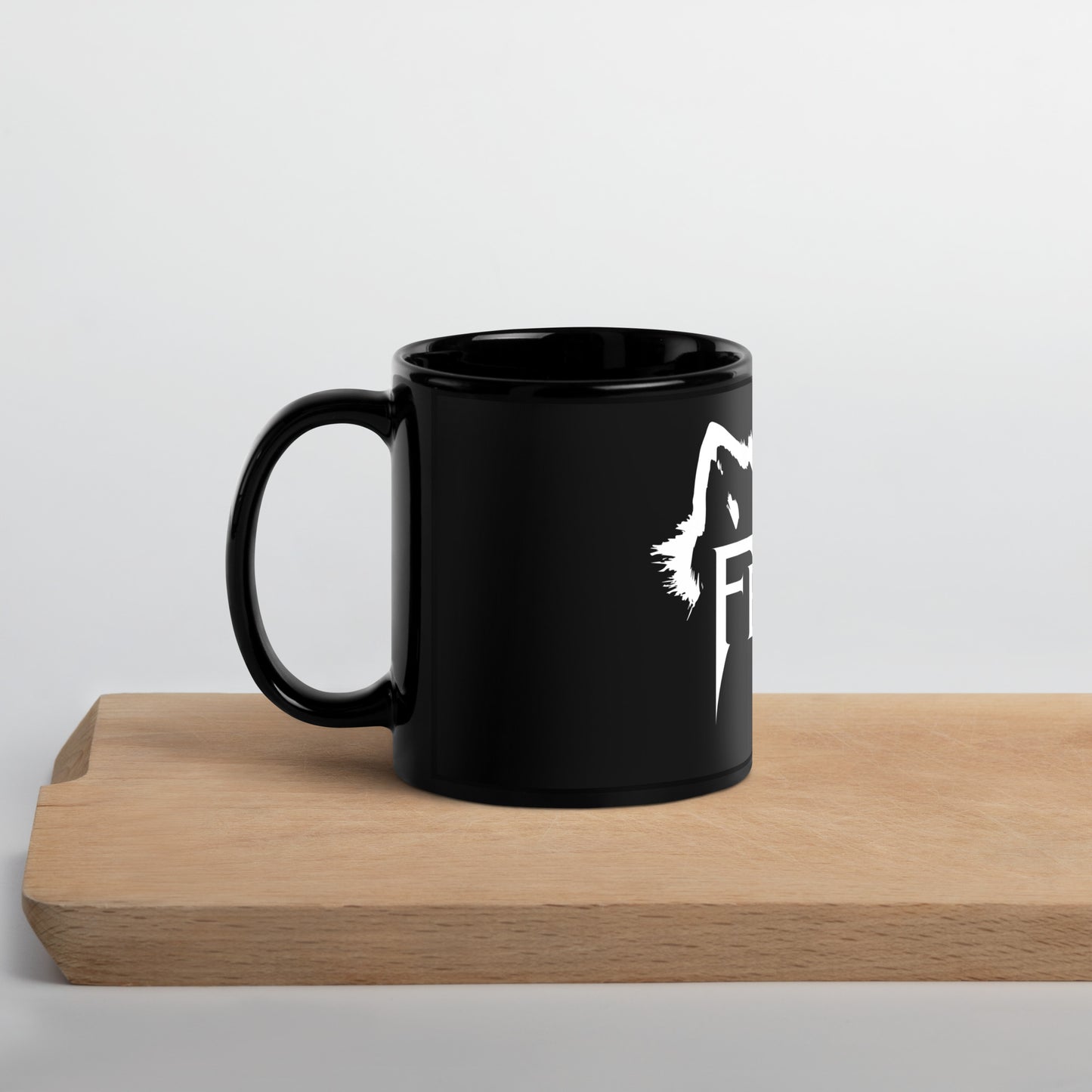 FERAL: Black Glossy Mug