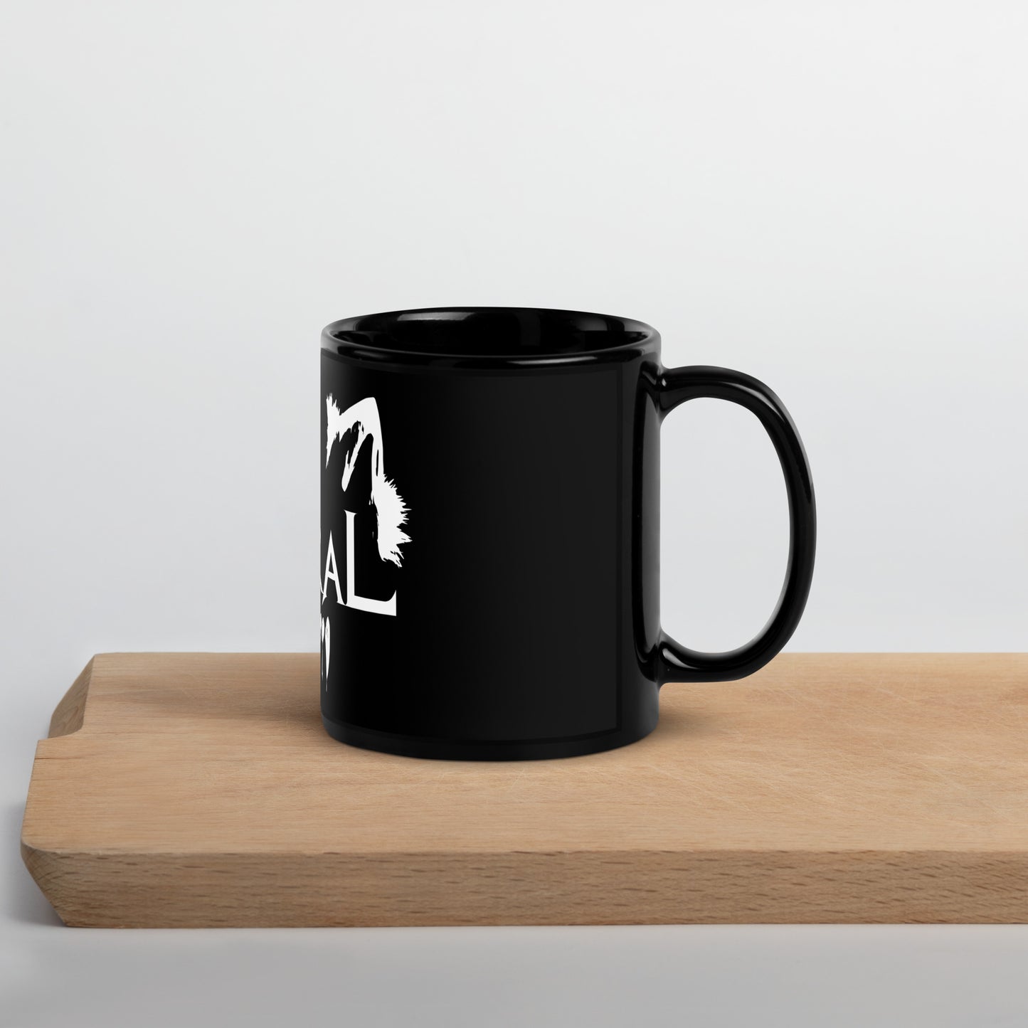 FERAL: Black Glossy Mug