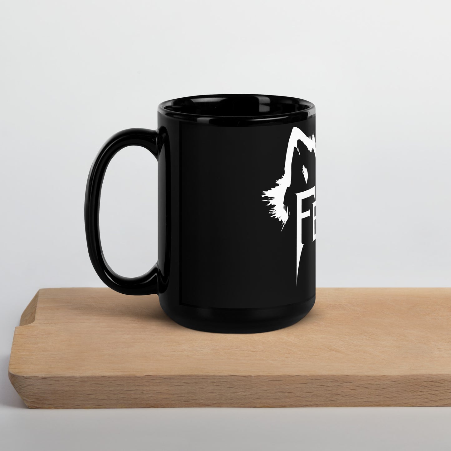 FERAL: Black Glossy Mug