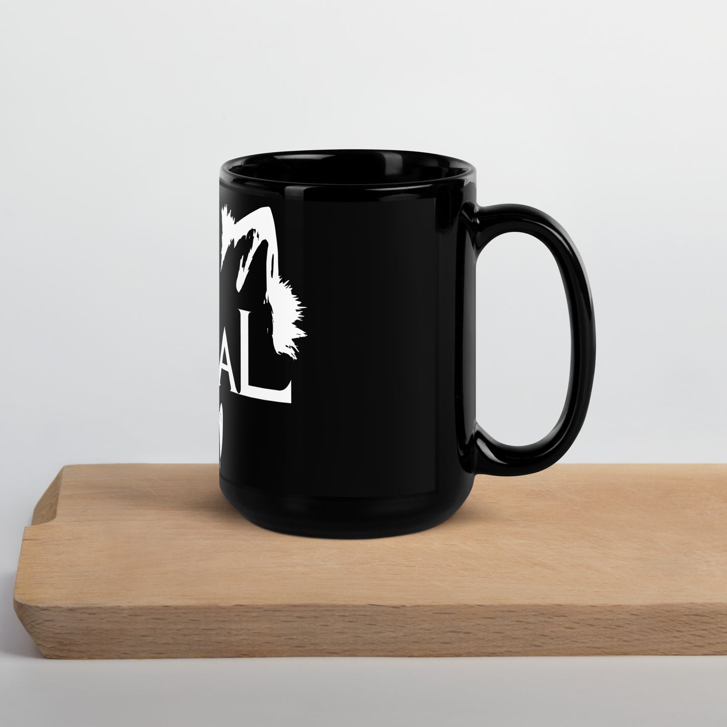 FERAL: Black Glossy Mug