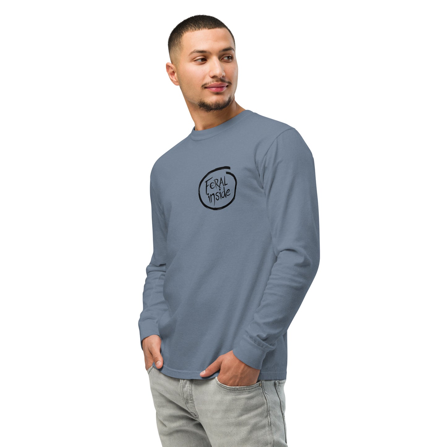 'Feral Inside' long-sleeve shirt