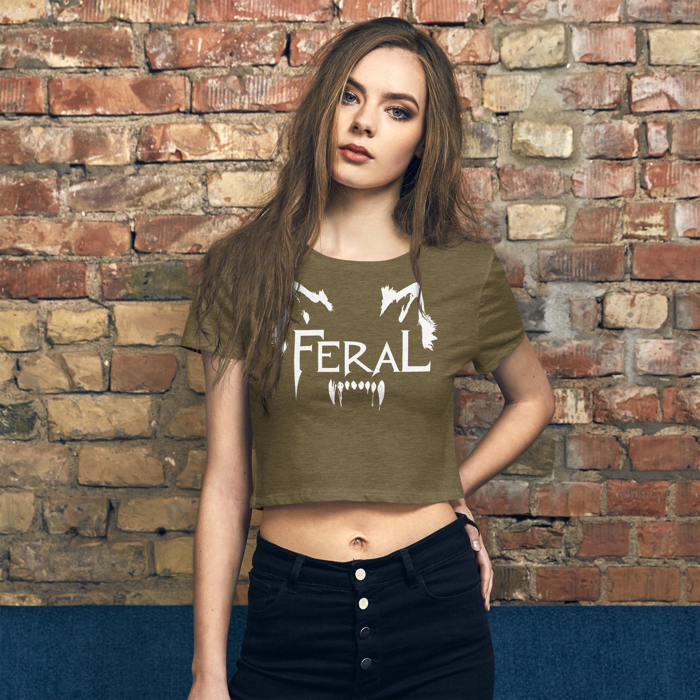 FERAL: Women’s Fitted Crop Top