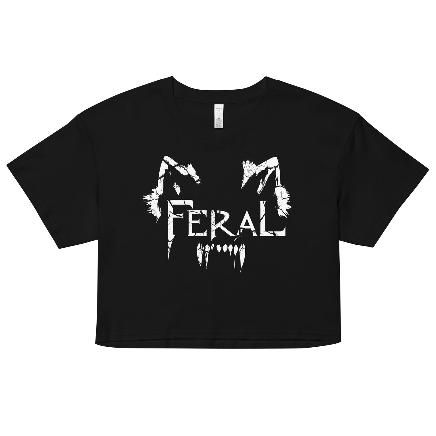 FERAL: Loose Fit Crop Tee