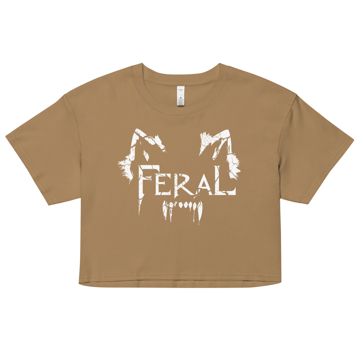 FERAL: Loose Fit Crop Tee