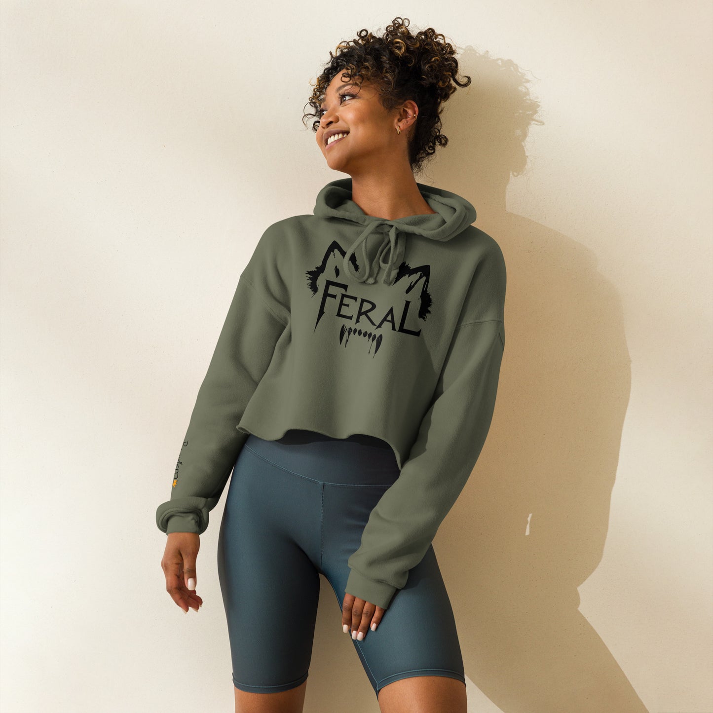 FERAL: Crop Hoodie